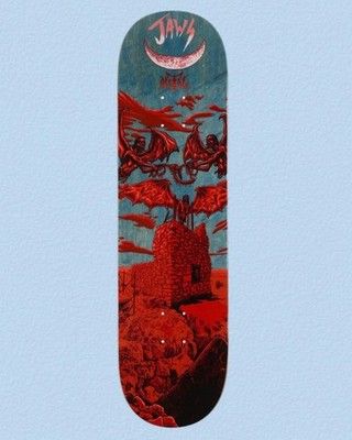 RARE Aaron Jaws Homoki Aswang Guest Board 8.5 Metal Skateboard Deck