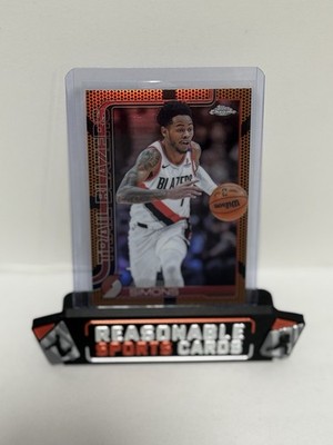 2025-26 Topps Chrome #122 Anfernee Simons Basketball Border Refractor