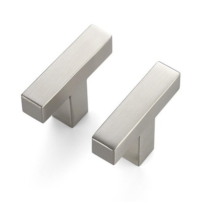 4 Pack Cabinet Knobs, Brushed Nickel Cabinet Handles, 2 Inch Kitchen Knobs, S...