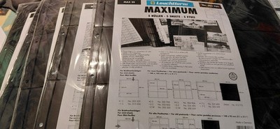 LEUCHTTURM  Maximum Hüllen  max 2  4 Packungen  a  5 HÜLLEN für 120 Postkarten