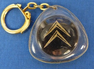 Porte clés Key Ring Logo CITROËN Ets P. TAROT CONCESSIONNAIRE 84 AVIGNON