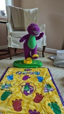 Fisher Price Barney Move 'N Groove Dance Mat 2001 NEVER USED MINT
