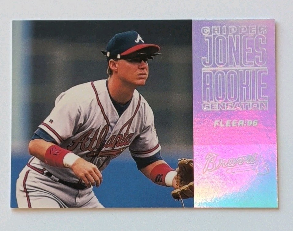 1996 Fleer - Rookie Sensation Chipper Jones #10