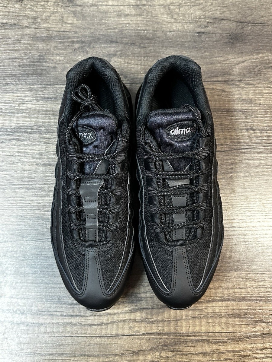 Nike Air Max 95 Essential Triple Black CI3705-001 Men's Size 9 | eBay
