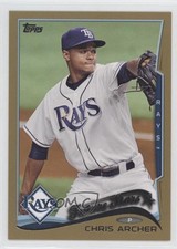 2014 Topps Future Stars Gold 1222/2014 Chris Archer #383 7p8