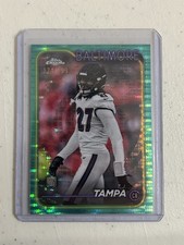 2024 Topps Chrome - Rookies T.J. Tampa #255 Aqua Sonar Refractor /199 (RC)