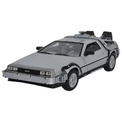 Welly Back to The Future Part 2 Delorean Time Machine 1:24 Scale Diecast Model C - Photo 1/4