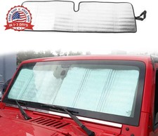for Wrangler TJ JK Windshield Sunshade Visor Mat for Jeep Wrangler TJ JK