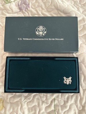1994 Proof $1 U.S. Veterans Commemorative 3-Coin Set .900 Silver