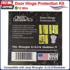 Door Hinge Protection Kit Compatible with Jeep Wrangler JL/JLU/Gladiator 5 Door