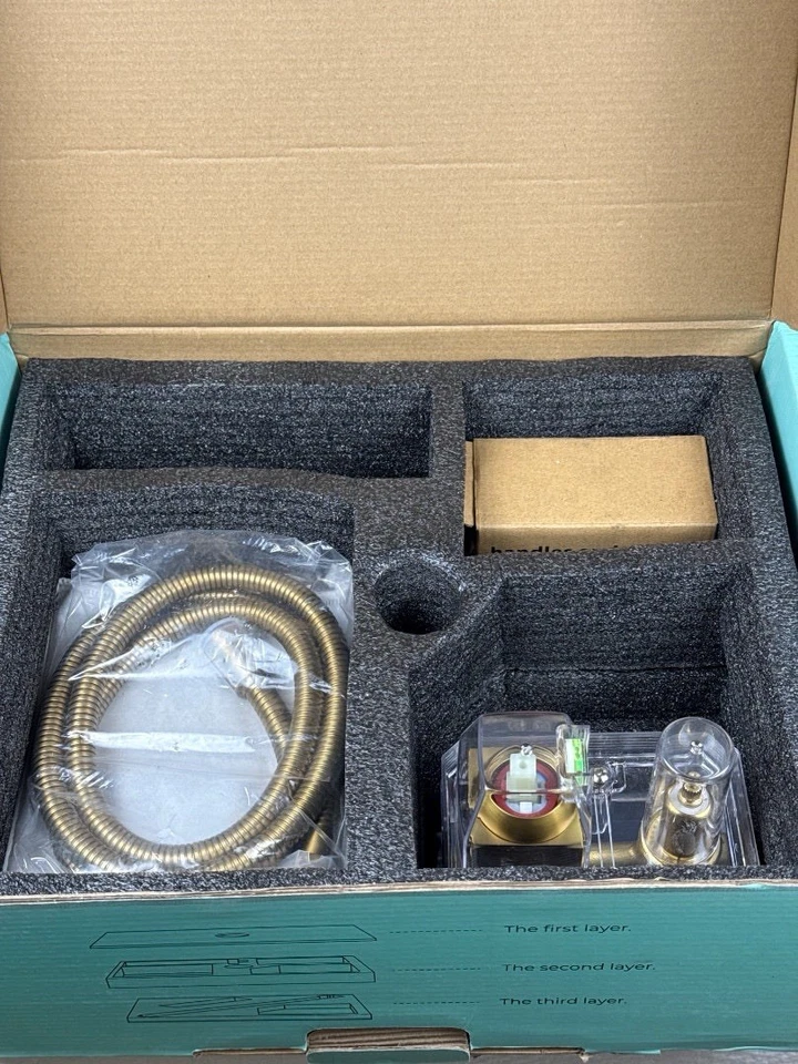 Sistema de cabezal de ducha de lluvia FORIOUS, juego de grifo de ducha de 10 pulgadas con combo de mano Foto 4 de 4