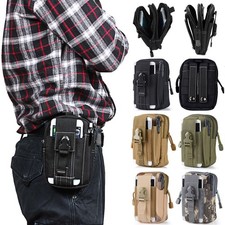 Tactical Molle EDC Pouch Utility Gadget Belt Waist Bag Cell Phone Holster Holder