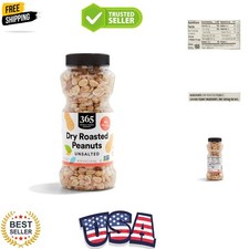 Dry Roasted and Unsalted Peanuts, 16 Ounce