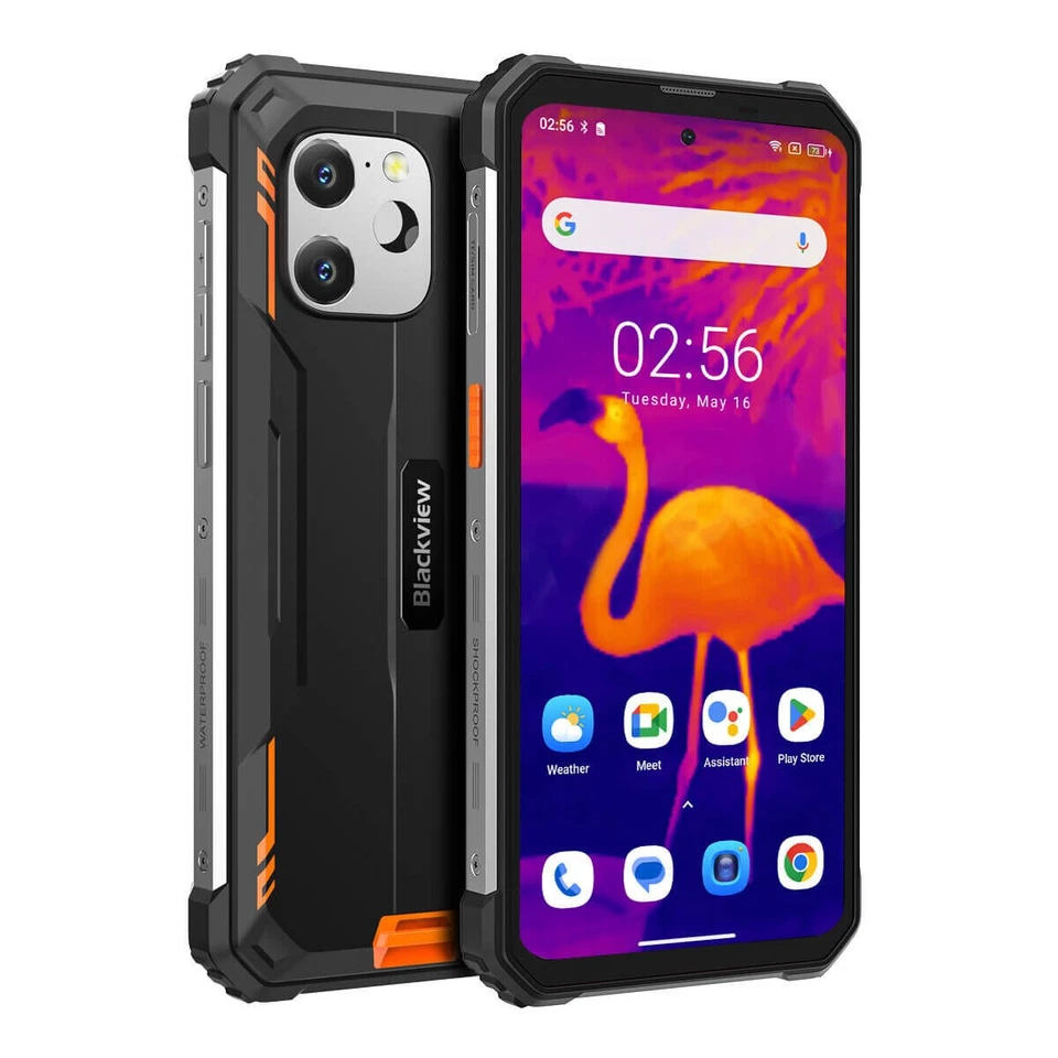 Blackview BV8900 Orange Rugged Octa Core Smartphone, Outdoorhandy mit 8 GB RAM - Bild 3 von 4