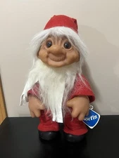 Vintage 1984 Dam Troll 14” Doll Grandpa Claus #7004 Norfin Denmark Santa W/ Tag