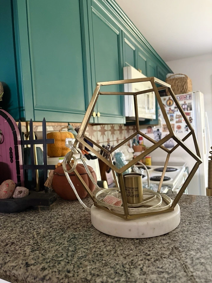 JONATHAN Y JYL1047A James 10" Metal/Mármol LED Lámpara de Mesa Mediados de Siglo Moderna G... Foto 3 de 3