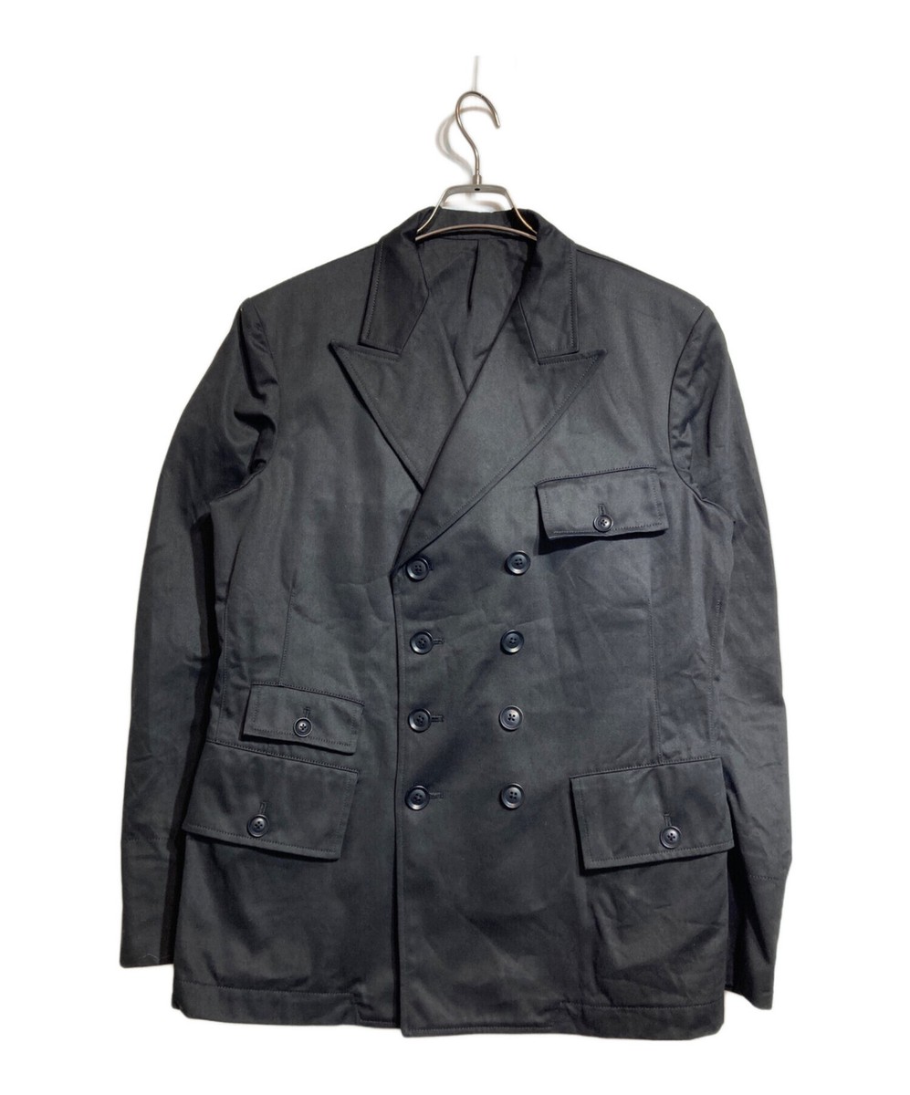 WILDSIDE YOHJI YAMAMOTO Cotton Blouson Jacket M Size Black WILDSIDE YOHJI YAMAMOTO Cotton Blouson Jacket M Size Black