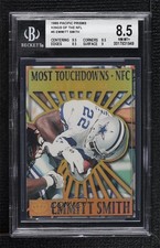 1995 Pacific Prisms Kings of the NFL Emmitt Smith #5 BGS 8.5 HOF 0q3