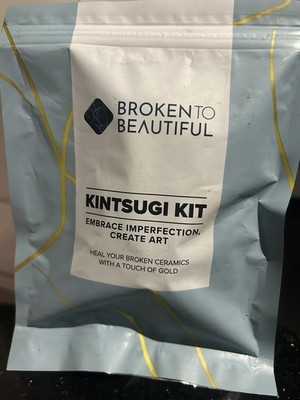 Broke to be be be beautiful Kintsugi Kit - heilt gebrochene Keramik mit einem Hauch Gold