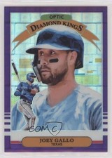 2019 Donruss Optic Diamond Kings Purple Pandora Prizm 95/99 Joey Gallo #15 uk2