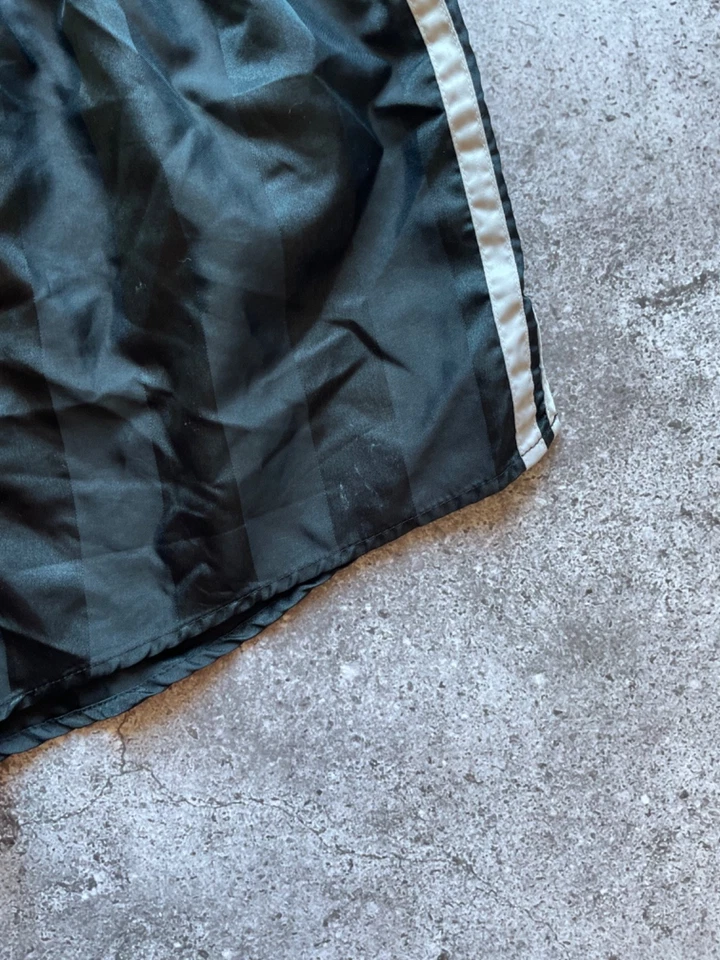 ADIDAS VINTAGE SHORTS FOOTBALL SOCCER RUNNING sz M MEN BLACK 80s 90s - Image 2 of 4