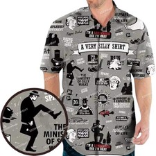 A VERY SILLY SHIRT MONTY PYTHON Hawaiian Shirt 39m 85