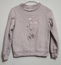 Gap Kids Disney Girls Large 10 Long-Sleeve Minnie Mouse Print Sweatshirt