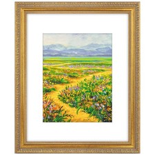 Golden State Art 16x20 Ornate Vintage Photo Frame 11x14 Mat Antique Gold