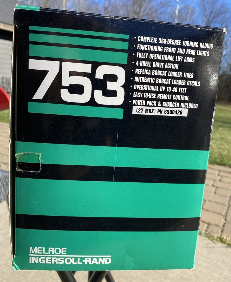 Minicargadora Echo Toys Bobcat 753 RC • Radiocontrolada • En caja • Falta Foto 4 de 4