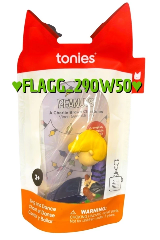 Tonies PEANUTS SCHROEDER PLAYING PIANO Charlie Brown Christmas US ***LESEN***