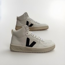 Veja V-15 Leather „White Black“ High-Top – Gr. 36, 37, 38