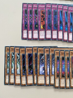 yugioh 60 card deck GX Aster Phoenix Destiny HERO Plasma Malicious Fusion NM yugioh 60 card deck Yugo