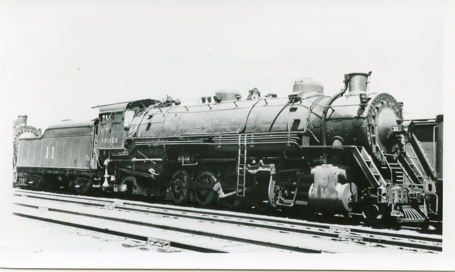 6D307 RP 1938/1960s FRISCO SLSF RAILROAD ENGINE #11 SPRINGFIELD MO | eBay