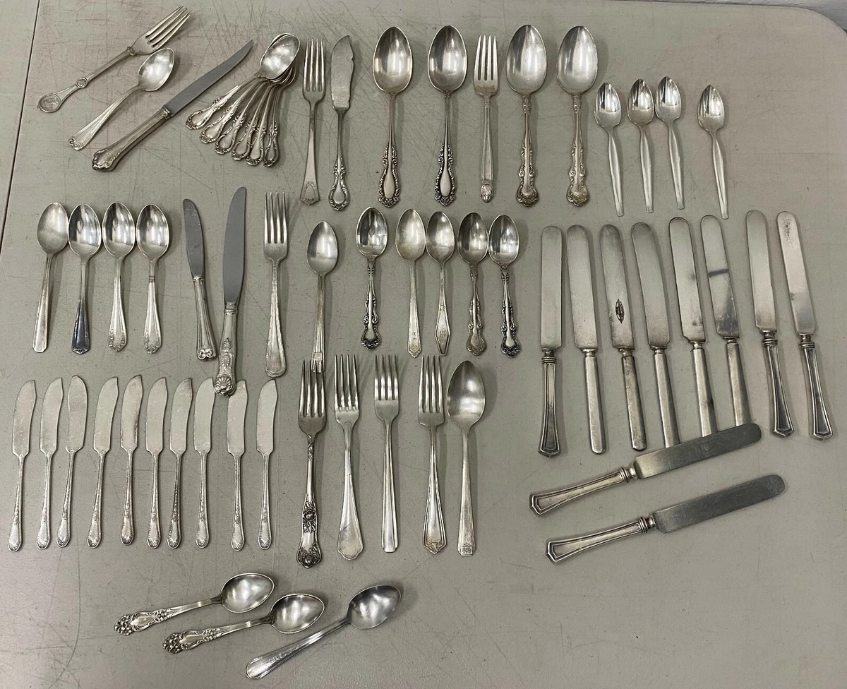 Vintage silver plated best sale flatware