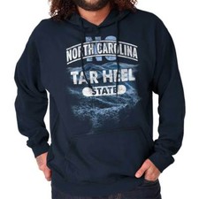 North Carolina Tar Heel NC Student Uniform Adult Long Sleeve Hoodie Sweatshirt