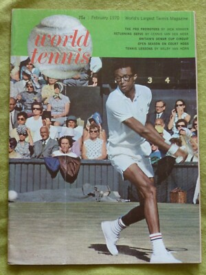 WORLD TENNIS / 1970 FEB / OPEN SEASON ON COURT HOGS / RETURNING SERVE