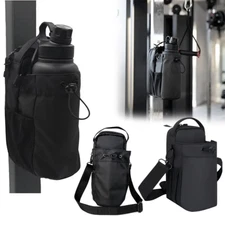 Magnetic Water Bottle Sling Bag Adjustable Crossbody Sports Bag Gym Bottle Bag