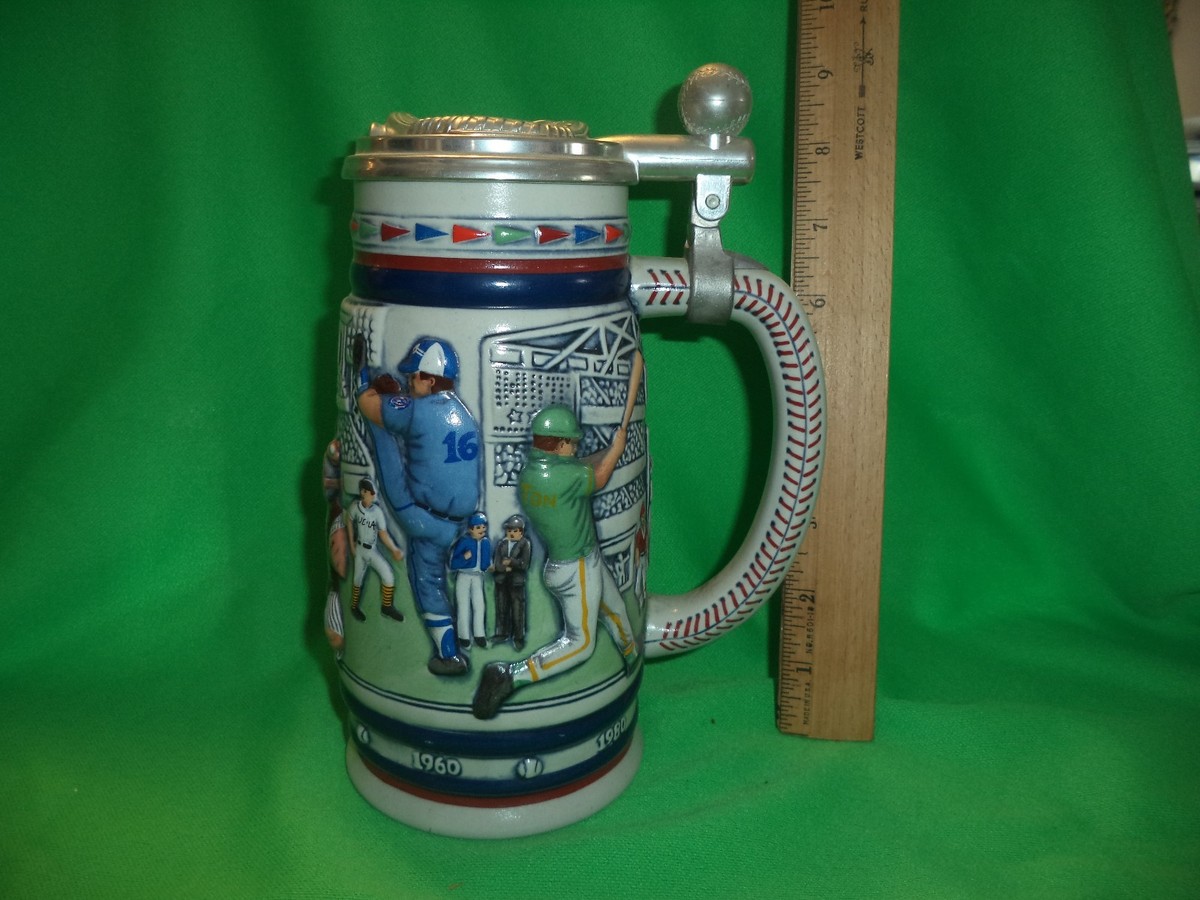 Vintage Avon 1984 Baseball Beer Stein Mug Made In Brazil Excellent