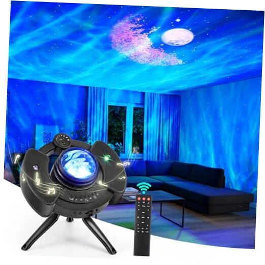 Star Projector Galaxy Light, 10 Light Effects Galaxy Projector for Bedroom,