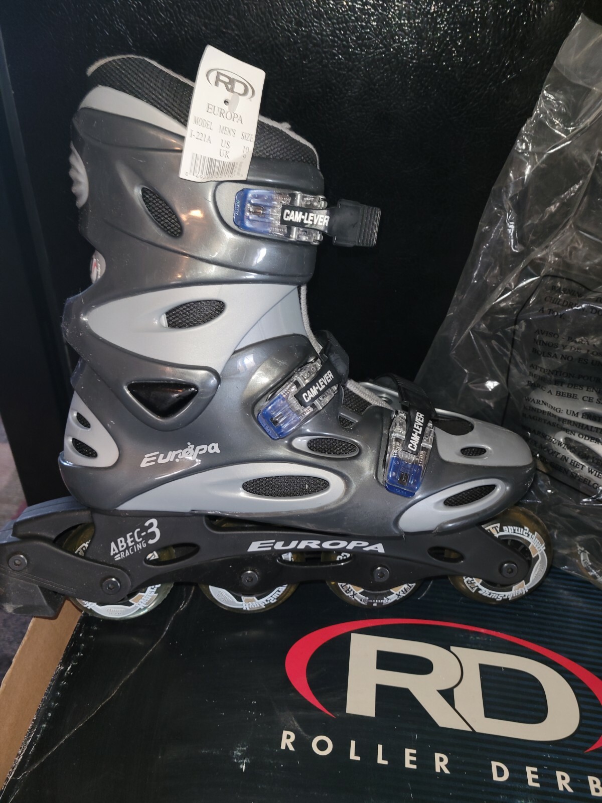 Roller Derby Rd Trac 5000 Men S Us 8 Inline Skates Abec 3 Racing Trac Control For Sale Online Ebay