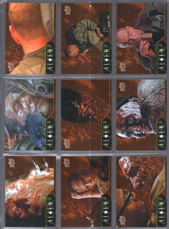 2021 Upper Deck Alien 3 Movie Alien Rust Parallel Complete Set 1-100 NrMt-Mt - Image 4 of 4