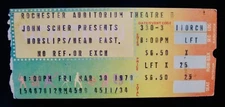 HORSLIPS & HEAD EAST~Rare 1979 Original Concert Ticket-Rochester NY-Celtic Rock