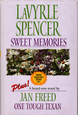 Sweet Memories by LaVyrle Spencer plus One Tough Texan by Jan Freed Nice HB w DJ
