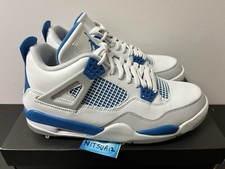 CU9981-101 Nike Air Jordan 4 Retro Golf taglia 11 blu militare IV G bianco grigio