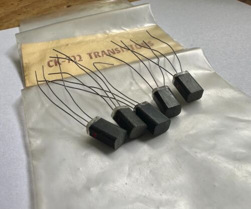 Raytheon CK722 black glass NOS germanium transistors lot. THE FIRST TRANSISTOR!! - Picture 1 of 3