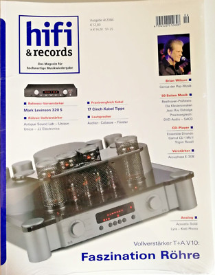 HiFi & Records 4/2004 T+A V10 Mark Levinson 320S Accuphase E-308 Audiaz Cabasse
