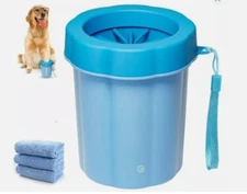 2 in 1 5.5" Premium Dog Paw Cleaner Washer Portable detachable with brush