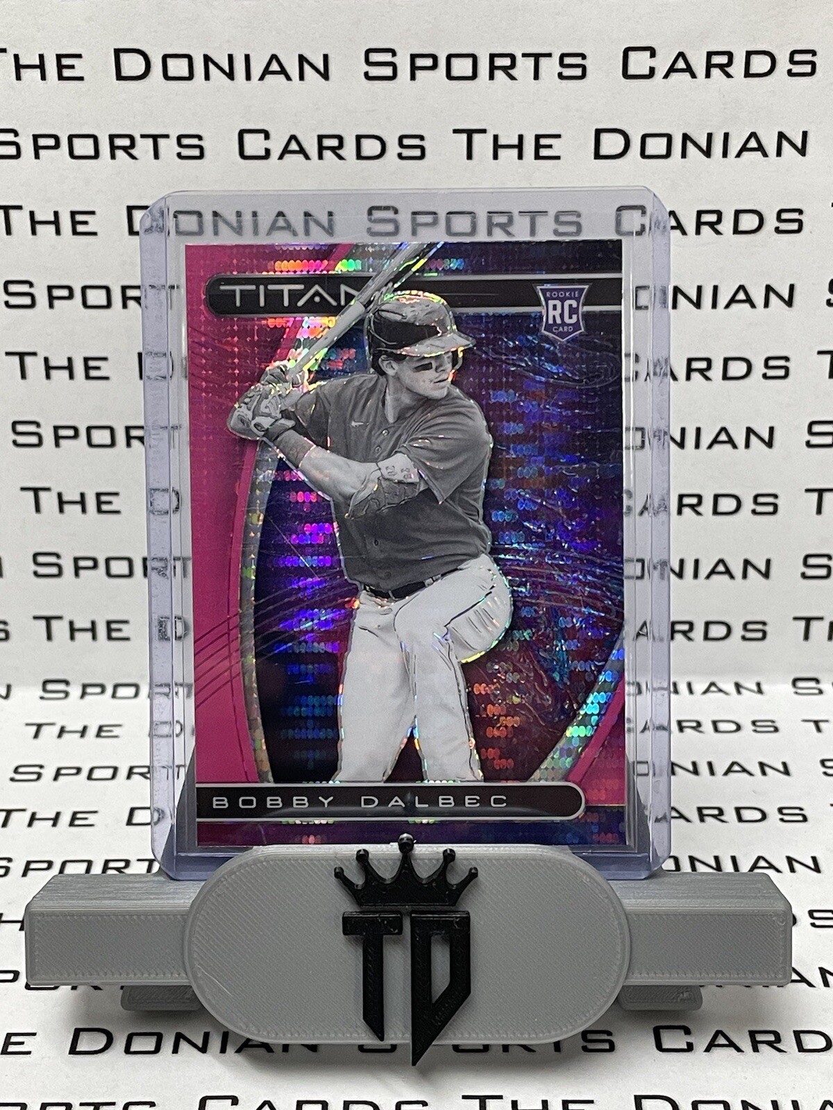Bobby Dalbec 2021 Panini Chronicles Titan Purple Prizm RC Rookie #10