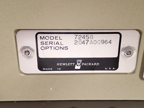 HP 7245B PLOTTER PRINTER 120V POWERS UP - Picture 7 of 8