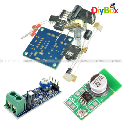 LM386 200 Times gain 5V-12V Mini LM386 Audio Power Amplifier Board DIY Kit DIY